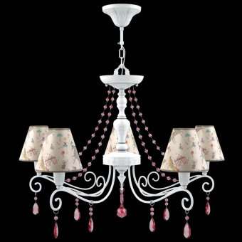 Подвесная люстра Lamp4you Provence E4-05-WM-LMP-O-14-CRL-E4-05-PK-UP