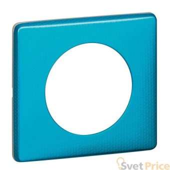 Рамка 1-постовая Legrand Celiane лазурный пунктум 068771