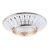 Встраиваемый светильник Donolux N1582-White+Gold stripe