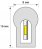 Светодиодная лента (UL-00003767) 50M зеленый 400W ULS-N21-2835-120LED/m-8mm-IP67-220V-8W/m-50M-Green