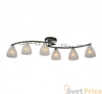 Потолочная люстра IDLamp Nield 232/6PF-Blackchrome