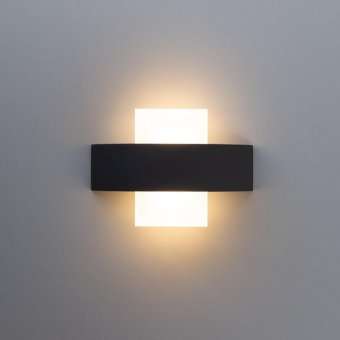 Уличный настенный светодиодный светильник Arte Lamp Croce A1444AP-1GY