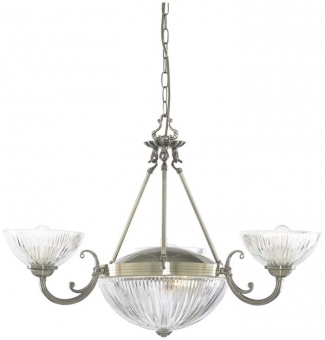 Подвесная люстра Arte Lamp Windsor Clear A3778LM-3-2AB