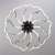 Потолочный светодиодный светильник Eurosvet Begonia 90095/10 хром