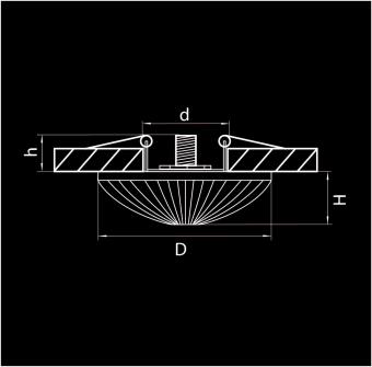 Встраиваемый светильник Lightstar Bozzolo 002414