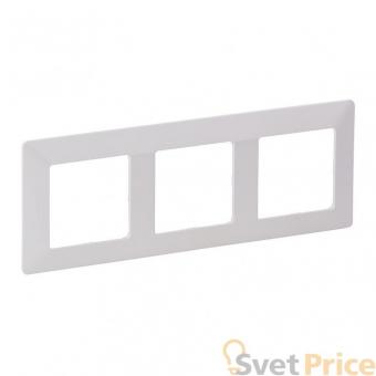 Рамка 3-постовая Legrand Valena Life Белая 754003