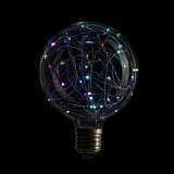 Лампа светодиодная филаментная E27 1,5W RGB прозрачная 057-073