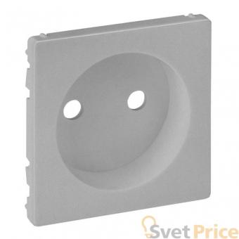 Лицевая панель Legrand Valena Life розетки б/з алюминий 754972