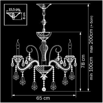 Подвесная люстра Osgona Lusso 788064