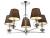 Потолочная люстра Lumion Franketta 3416/5 страна Италия Потолочная люстра Lumion Franketta 3416/5