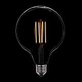 Лампа светодиодная диммируемая E27 4W шар прозрачная 056-809