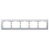 Рамка 5-постовая Legrand Galea Life алюминий 771305