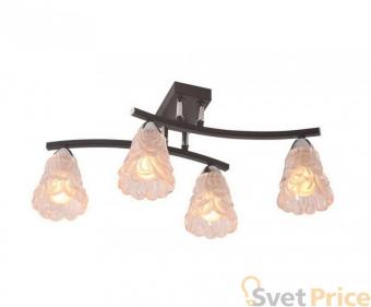 Потолочная люстра IDLamp Simone 217/4PF-Blackchrome