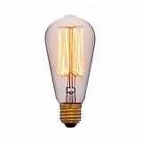 Лампа накаливания E27 60W колба прозрачная 053-228