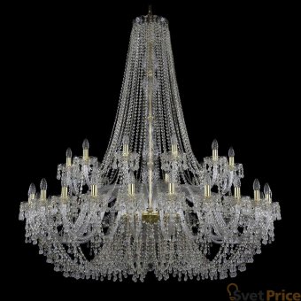Подвесная люстра Bohemia Ivele 1410/24+12/530/h-156/G/V0300