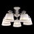 Потолочная люстра Arte Lamp Jess A9513PL-5WG