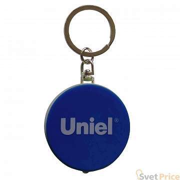 Фонарь-брелок светодиодный (UL-00004097) Uniel Standard Mini от батареек 47х40 S-KL022-T Blue