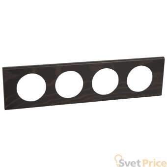 Рамка 4-постовая Legrand Celiane венге 069204