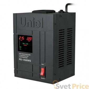 Стабилизатор напряжения Uniel (07378) 500ВА RS-1/500WS