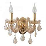 Бра Crystal Lux Ines AP2 Gold/Amber