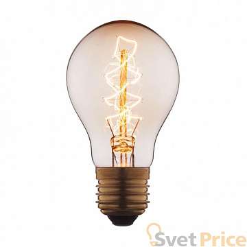 Лампа накаливания E27 60W груша прозрачная 1004-C
