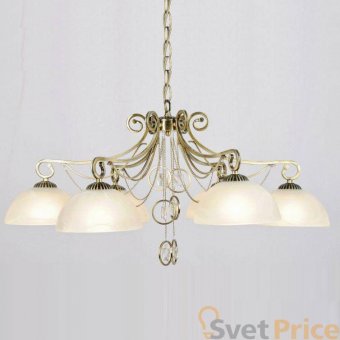 Подвесная люстра Eurosvet Palermo 60062/6 античная бронза