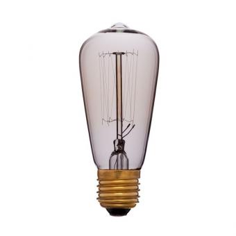Лампа накаливания E27 60W колба прозрачная 052-238