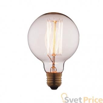 Лампа накаливания E27 40W шар прозрачный G9540