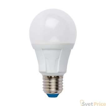 Лампа светодиодная (UL-00005033) Uniel E27 16W 3000K матовая LED-A60 16W/3000K/E27/FR PLP01WH