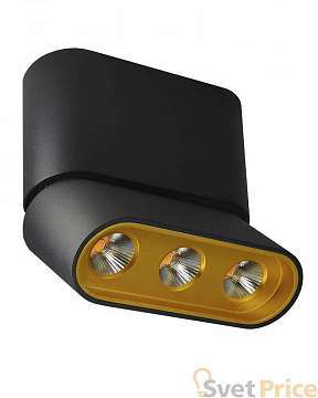 Светодиодный спот Lumien Hall Фергус 8005/3CS-BK-GD
