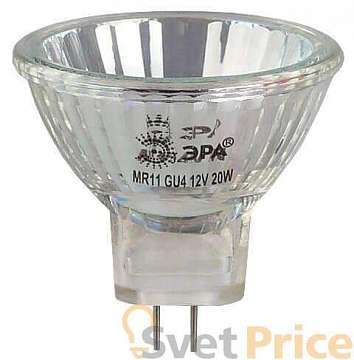 Лампа галогенная ЭРА GU4 35W 2700K прозрачная GU4-MR11-35W-12V-30CL