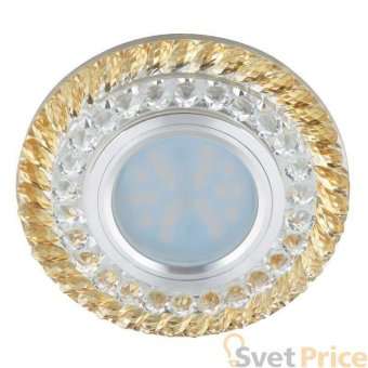 Встраиваемый светильник Fametto Luciole DLS-L132 GU5.3 Chrome/Gold