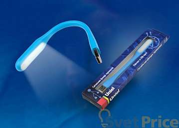 Переносной светодиодный фонарь Uniel (UL-00000251) Usb-зарядка 170х15 260 лм TLD-541 Blue