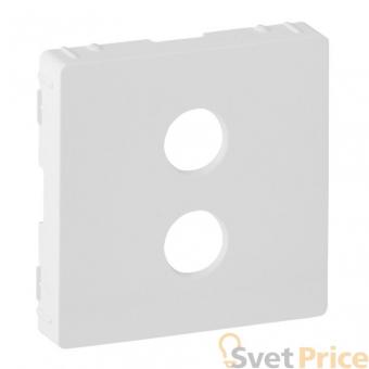 Лицевая панель Legrand Valena Life аудиорозетки банан белая 755280