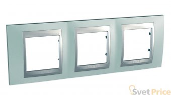 Рамка 3-постовая Schneider Electric Unica Top MGU66.006.094