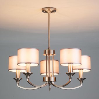 Подвесная люстра Eurosvet Diana 60067/5 сатин-никель