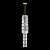 Каскадная люстра Kutek Ellini ELL-ZW-3 (Z) 150