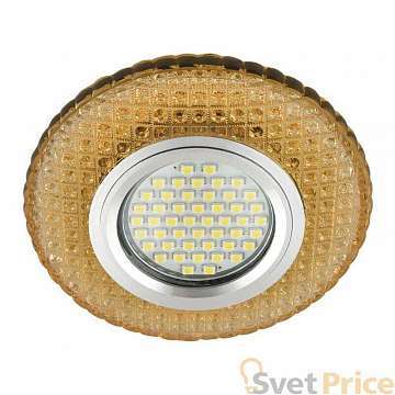 Встраиваемый светильник Fametto Luciole DLS-L135 Gu5.3 Glassy/Gold