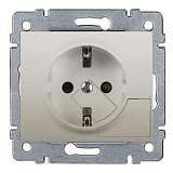 Розетка 2К+З Legrand Galea Life 16A 250V с/з с механической системой выталкивания вилки перламутр 771524