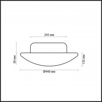 Потолочный светильник Odeon Light Clod 2178/2C