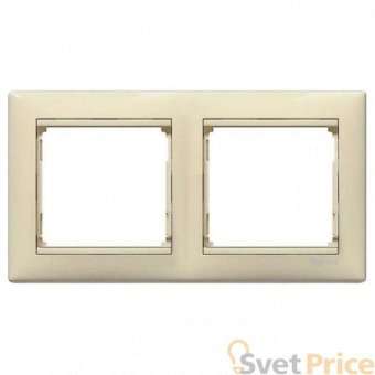 Рамка 2-постовая Legrand Valena слоновая кость 774352