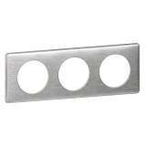 Рамка 3-постовая Legrand Celiane алюминий 068923