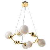 Подвесная люстра Crystal Lux Salvadore SP6H Gold
