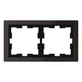 Рамка 2-постовая Schneider Electric Merten D-Life MTN4020-6503