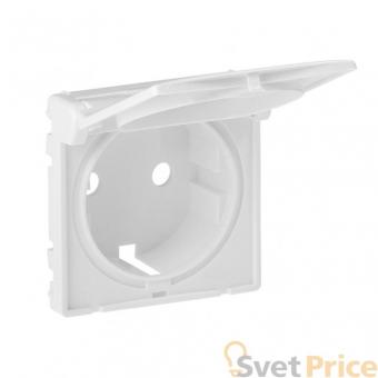 Лицевая панель Legrand Valena Life розетки с/з белая 754840