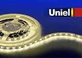 Светодиодная лента Uniel (04933) 5M теплый белый 72W ULS-5050-60LED/m-10mm-IP33-DC12V-14,4W/m-5M-WW