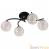 Потолочная люстра IDLamp Nerina 845/4PF-Blackchrome