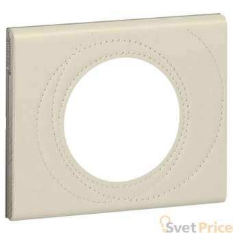 Рамка 1-постовая Legrand Celiane кожа макиато 069431
