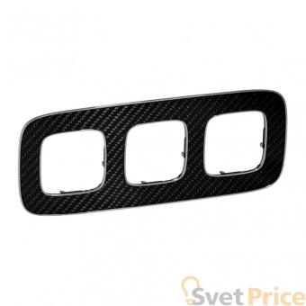 Рамка 3-постовая Legrand Valena Allure Карбон 754473