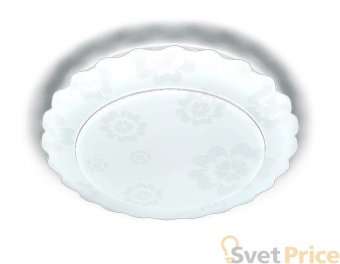 Потолочный светодиодный светильник Ambrella light Orbital Design F140 WH 96W D500